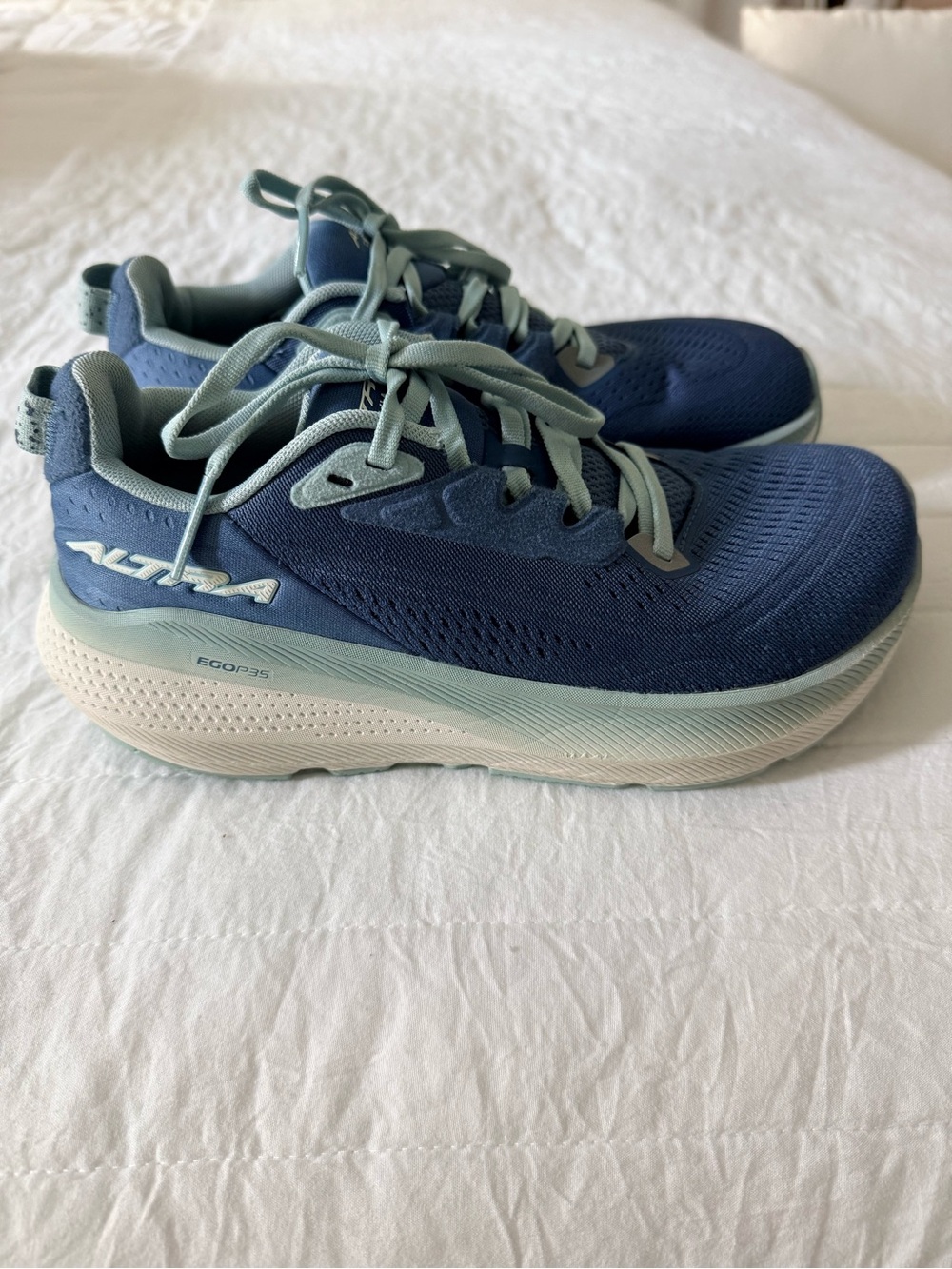 Altra Women's Navy and Light Teal Running Sneakers